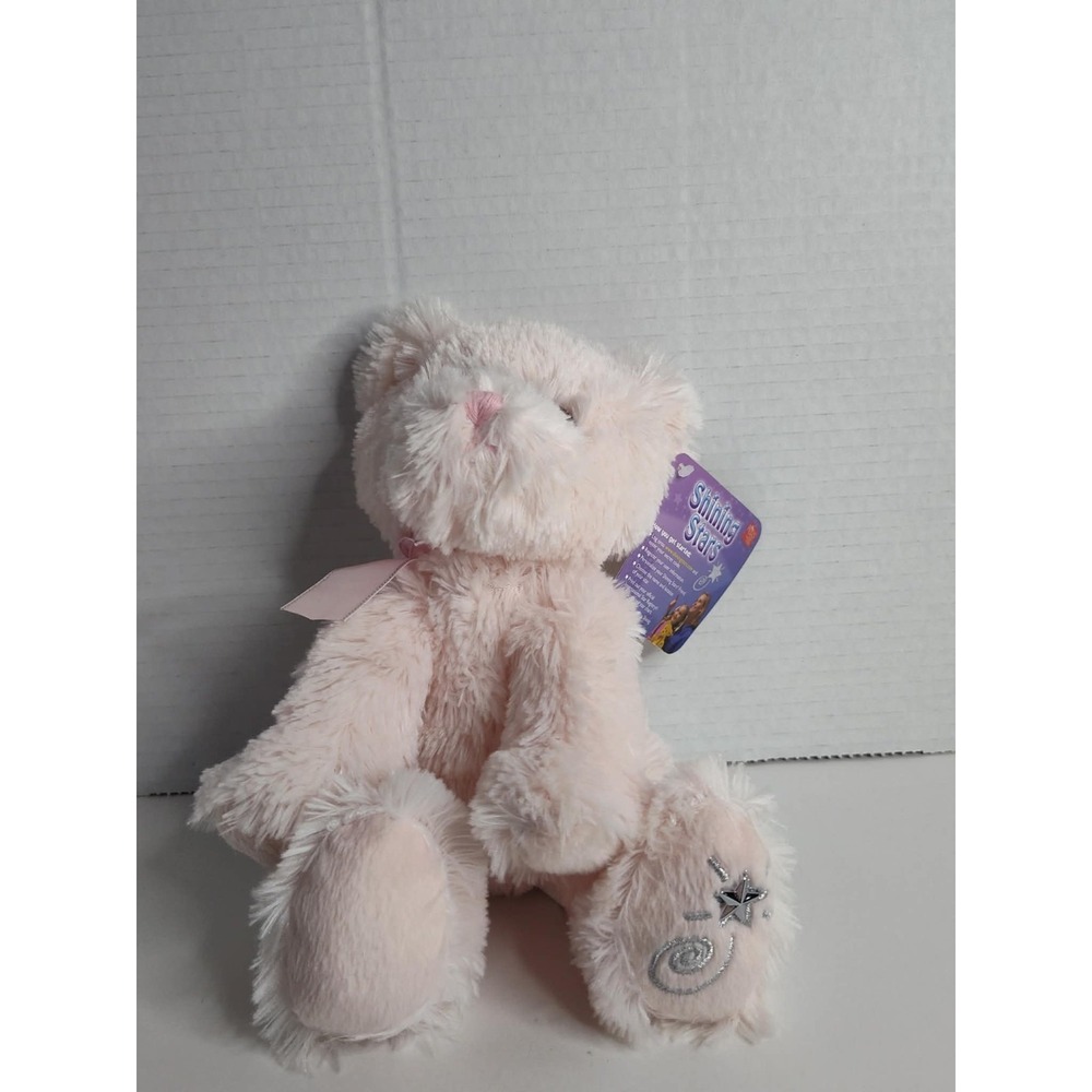 RUSS 2006 Shining Stars Plush Pink Teddy Bear Stuffed Animal Lovey New With‎ Tag